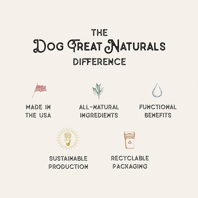 Dog Treat Naturals Dental Chew Sticks | Helps Clean Teeth and Easy to Digest Dog Treats | Dog Breath Freshener | Made with Chickpea & Cinnamon| Made in USA (20 Sticks)