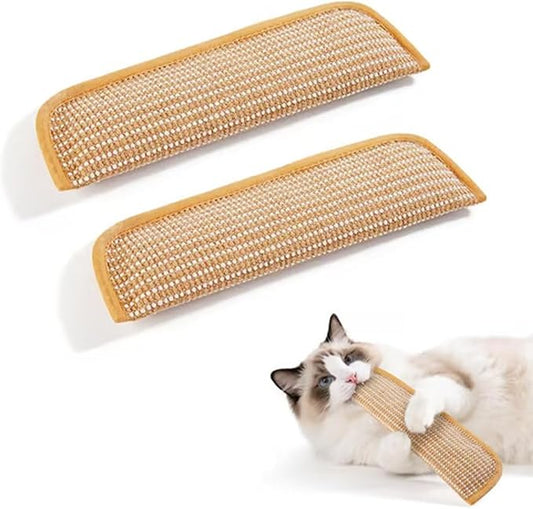 Catnip Kicker Pillow for Cats, Interactive Catnip Chew Toy, 13.4" Sisal Kicker Toy with 6000mg Organic Blend, Durable Bite-Resistant Kicking Toy for Indoor Cats & Kittens (2, Large)