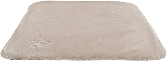 PETMAKER Waterproof Pet Blanket - 30x40-Inch Reversible Sherpa Fleece Throw Protects Couches, Cars, and Beds from Spills, Stains, and Fur (Tan)