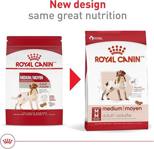 Royal Canin Size Health Nutrition Medium Adult Dry Dog Food, 30 lb Bag
