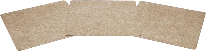G-Floor Drip & Dry 29" x 44" Absorbent Pet Kennel Mats 3-Pack (Tan Color) - Absorbent Layer with Waterproof Vinyl Backing for Inside or Underneath Dog Crates and Cages