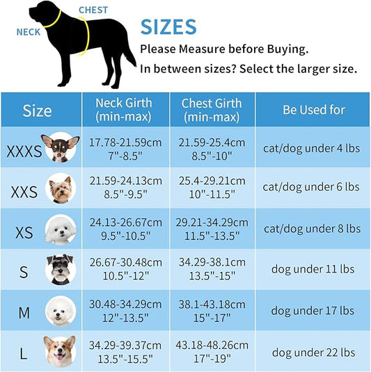 AIITLE Small Dog Harness - Breathable Double-Layer Jacquard No-Choke Vest, Durable Anti-Tear Fabric with Reflective Trim - Perfect for Running, Parties, Daily Walks (Orange, XS)