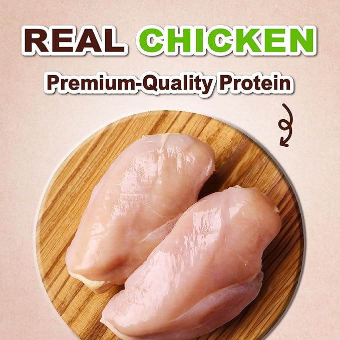 AFreschi Natural Chicken Sticks, All Natural, Grain-Free, High-Protein, Healthy & Easily Digestible, Soft Texture