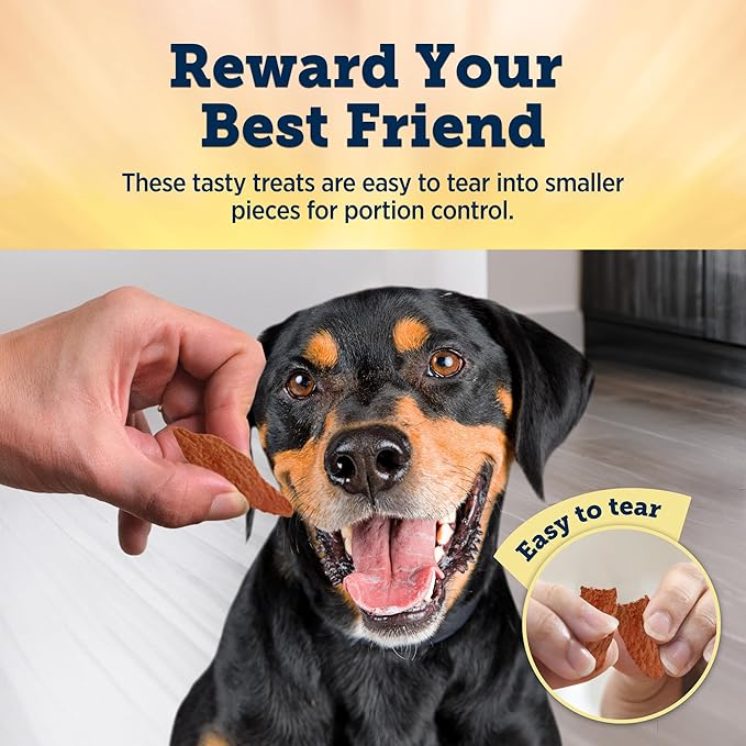 Blue Buffalo True Chews Premium Jerky Cuts Dog Treats, Made in the USA with Natural Ingredients, Chicken & Duck, 22-oz. Bag