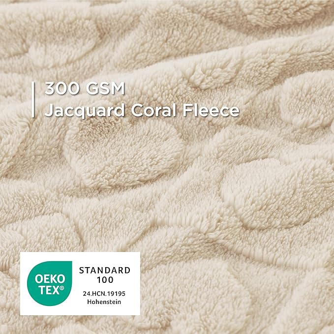 Bedsure 1 Pack 3 Dog Blankets for Small Dogs - 3pcs Washable Fluffy Fuzzy Puppy Cat Blanket with Premium 300GSM Coral Fleece Soft for Pet Kitten Doggy, 16x23, White