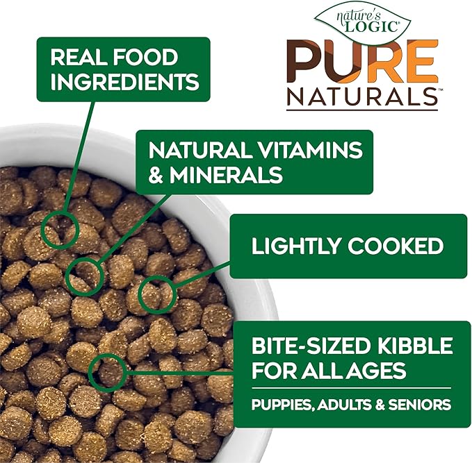 NATURE'S LOGIC Pure Naturals™ 100% Natural Chicken Recipe Synthetic-Free Dry Dog Food, 4.4 lbs