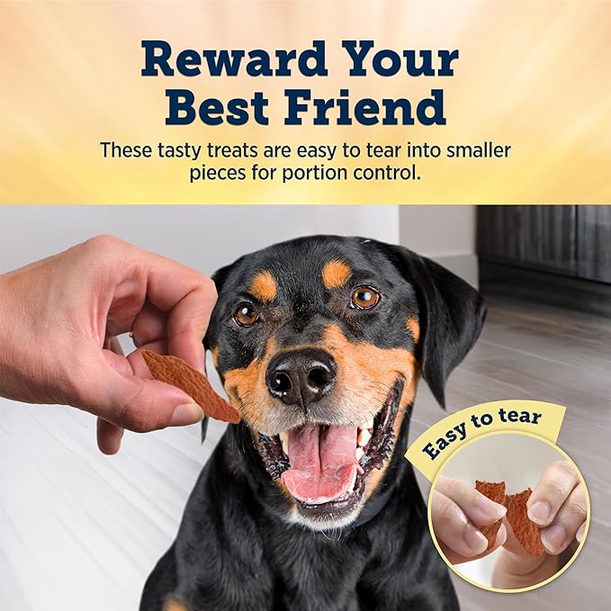 Blue Buffalo True Chews Premium Jerky Cuts Dog Treats, Made in The USA with Natural Ingredients, Beef, 30-oz. Bag