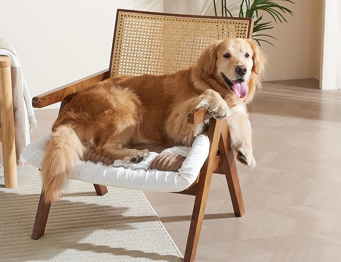 Couch Cushion Cover for dogs Sofa Cover Washable Pet Love Seat Couch Covers for Sofa Slipcovers Couch Protector Blanket for Dog Sofa Cushion Covers for Pet Washable Pad Dark Brown 70x70cm/27.6x27.6in