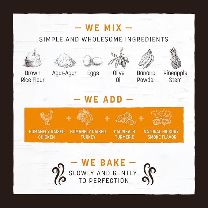 Earth Animal No Hide Strips - Natural Rawhide Free Dog Chew Strips, Barbeque Smoked Chicken & Turkey - 16 Count