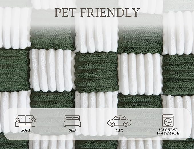Couch Cushion Cover for dogs Sofa Cover Washable Pet Love Seat Couch Covers for Sofa Slipcovers Couch Protector Blanket for Dogs Sofa Cushion Covers for Pets Washable Pad Green 70x70cm/27.6x27.6in