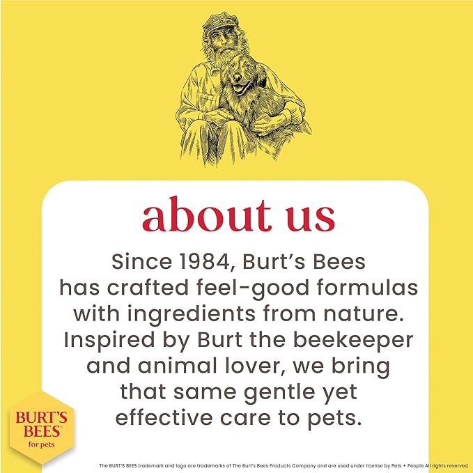 Burt's Bees for Pets Eye & Ear Cleansing Wipes for Dogs, Fragrance-Free, 98% Natural Origin Formulas, Gentle Spot Cleaning Sheets for Dog Eyes and Ears, 100 Count
