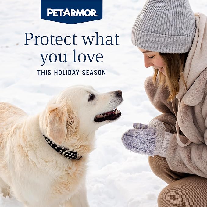 PetArmor Plus Flea and Tick Prevention for Dogs, Medium Dog Flea and Tick Treatment, 6 Doses, Waterproof Topical, Fast Acting (23-44 lbs)