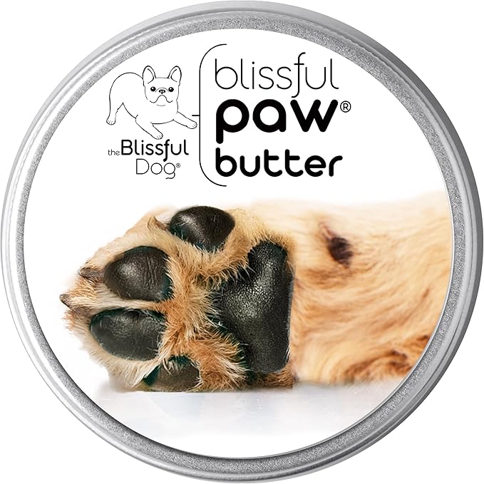 The Blissful Dog Paw Butter, Moisturizer for Dry Paw Pads, Softens and Protects a Rough Paw in Winter, Versatile, Lick-Safe Dog Paw Pad Balm