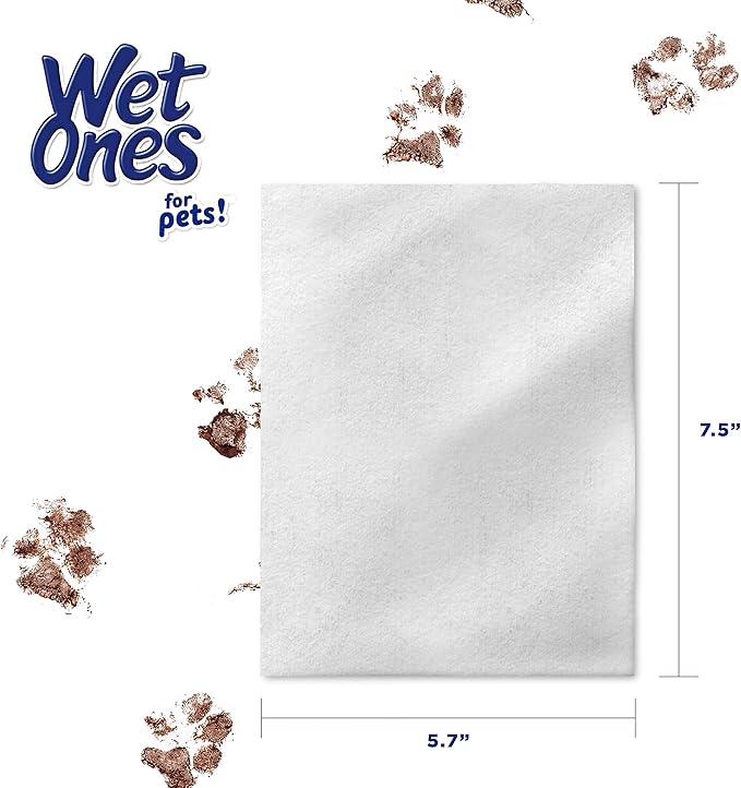 Wet Ones for Pets Desmellizing Multi-Purpose Dog Wipes with Baking Soda Dog Desmellizing Wipes for All Dogs in Tropical Splash Scent, Wet Ones Wipes for Desmellizing Dogs (Pack of 1,100 Count Total)