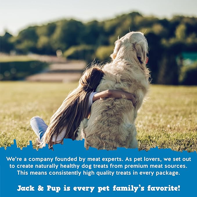 Jack&Pup 6 Inch Thick Bully Sticks for Dogs (5 Pack) Bully Stick Dog Chews, Single Ingredient 100% Beef Bully Sticks for Medium and Large Dogs