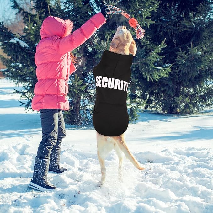 5XL Dog Sweaters for Large Dogs,Extra-Large Dog Hoodie,Security Warm Brushed Fleece Sweatshirt with Hood & Pocket,Leash Hole,Cozy Cold Weather Pet Clothes Sweater Hoodie for Large Dogs,5XL