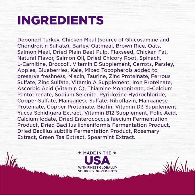 Wellness Complete Health Small Breed Dry Dog Food With Grains, Made In USA with Real Turkey and Natural Ingredients, For Dogs Up To 25 lbs, Healthy Weight, 12 Pound Bag