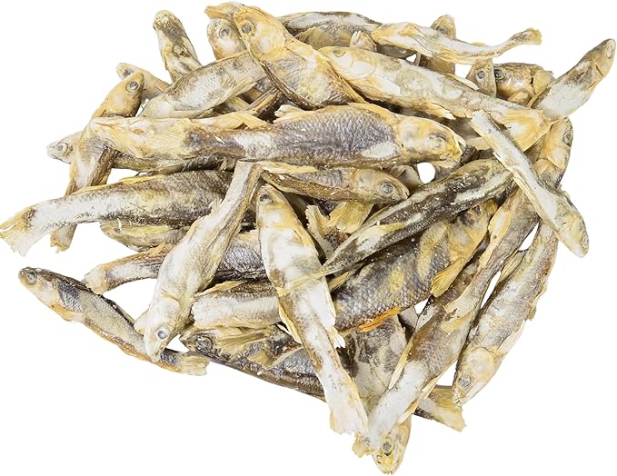 hotspot pets Freeze Dried Minnows Treats for Cats & Dogs (1 Pound Bag Over 400 PCS) (Made in USA) All Natural, High Protein, Rich in Omega-3s, Grain-Free,Perfect for Training, Topper or Snack