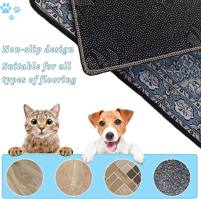 Washable Dog Pee Pads - 2 Pack. Reusable, Non-Slip. Pet Training Pad, Suitable for Puppy Playpens, Crates, Whelping Boxes, and Toilet Training（47.2"x35.4"）