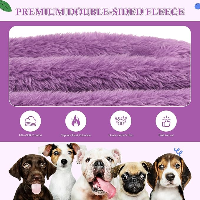 Dog Sweaters for Large Dogs,Dog Hoodie,Warm Fuzzy Fleece Sweatshirt with Hood & Pocket,Leash Hole,Cozy Cold Weather Pet Clothes Sweater Hoodie for Large Dogs(Purple,2XL)