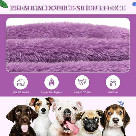 5XL Dog Sweaters for Large Dogs,Extra-Large Dog Hoodie,Warm Fuzzy Fleece Sweatshirt with Hood & Pocket,Leash Hole,Cozy Cold Weather Pet Clothes Sweater Hoodie for Large Dogs(Purple,5XL)