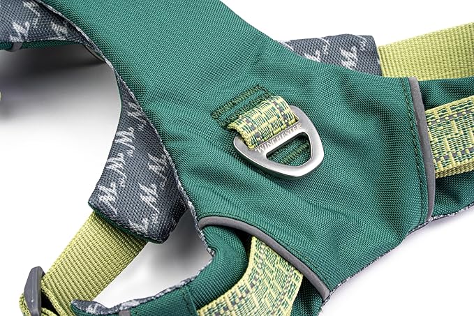 Winchester Pet No-Pull Adjustable Soft Padded Dog Vest Harness with Reflective Stitching, Smoke Pine, Small
