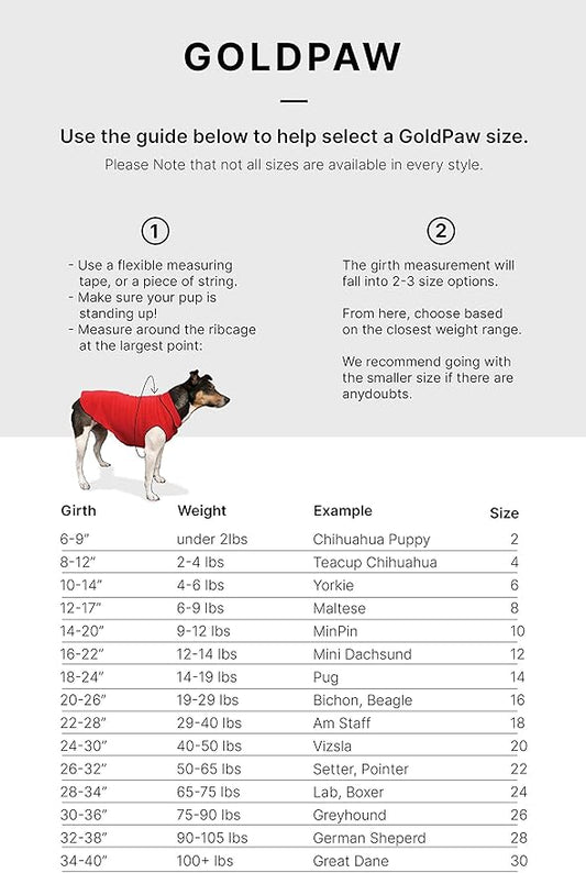 Goldpaw Stretchy Fleece Jacket for Small Dogs - Super Soft, Warm Dog Sweater - Pet Sweater Vest for Fall and Winter - Canine Clothes Made in The USA - Machine Washable - Red Classic Plaid - Size 14