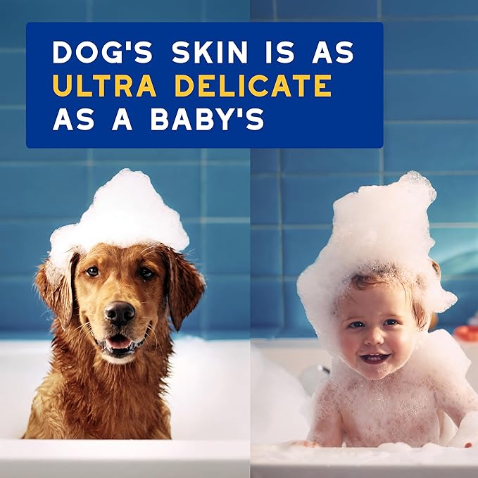 DOUXO Oatmeal Dog Shampoo, Ultra-Safe Hypoallergenic, Deep Hydration, Cleans and Enhances Coat, 16 Fl Oz