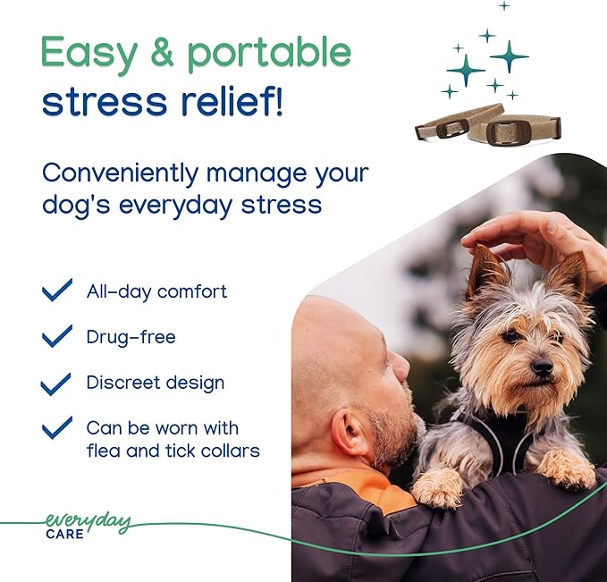 Virbac ZENIDOG Long Acting Dog Calming Pheromone Collar for Stress Relief - Pup/Small Dog - Lasts up to 3 Months