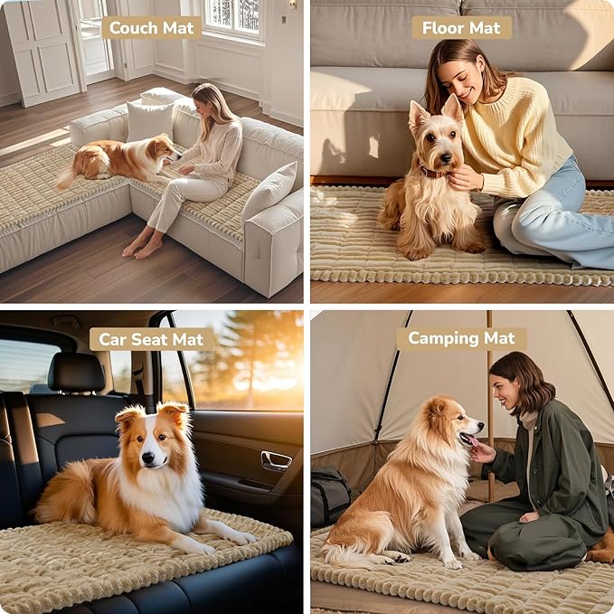 Pet Couch Cover Dogs Washable Couch Protector Non-Slip Dog Mat for Couches and Sofas Pet Friendly