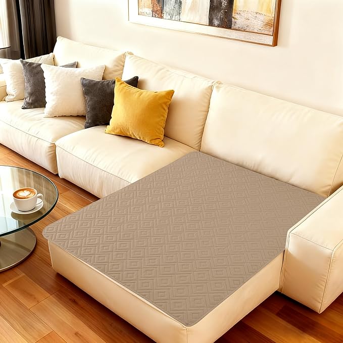 hyha Waterproof Dog Blanket, Soft Pet Bed Blankets, Waterproof Sofa Couch Cover for Dogs Washable, Reversible Pet Couch Covers for Sofa Furniture (40x50 Inch, Camel/Beige)