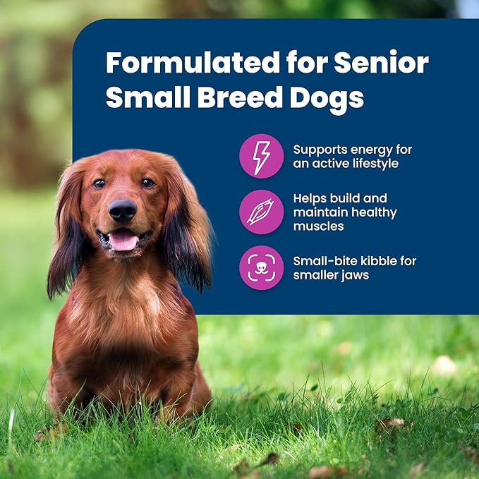 Blue Buffalo Life Protection Formula Natural Senior Small Breed Dry Dog Food, Chicken and Brown Rice 15-lb