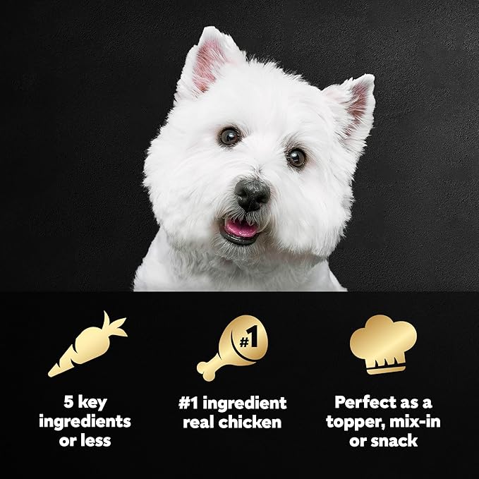 Cesar Simply Crafted Adult Wet Dog Food Meal Topper, Chicken, Duck, Purple Potatoes, Pumpkin, Green Beans & Brown Rice and Chicken, Carrots, Barley & Spinach Multipack, 1.3oz (8 Count, Pack of 1)