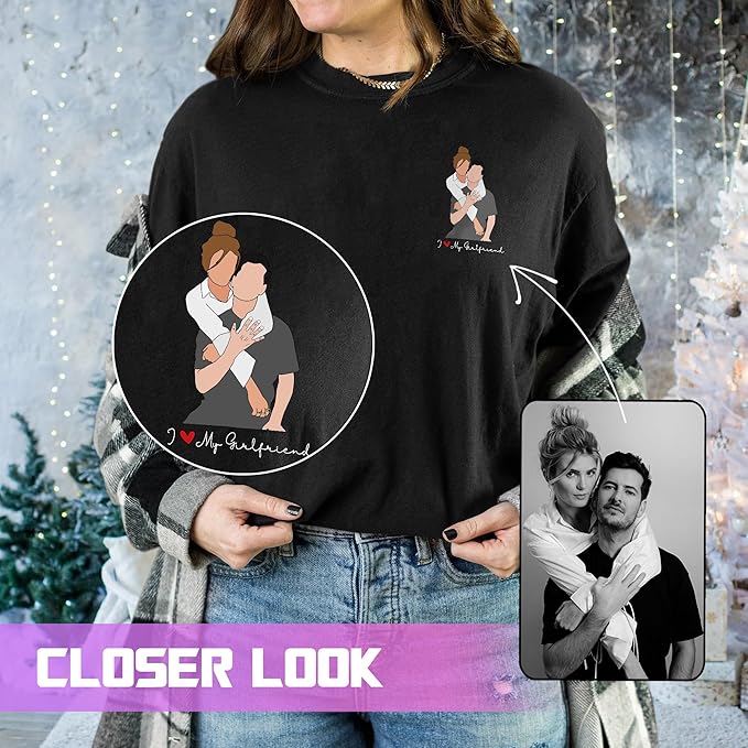 CHIARA CONTI11 Custom Hoodies Design Your Own, Portrait Custom Photo, Customized Gifts For Men, Mama Sweatshirts For Women