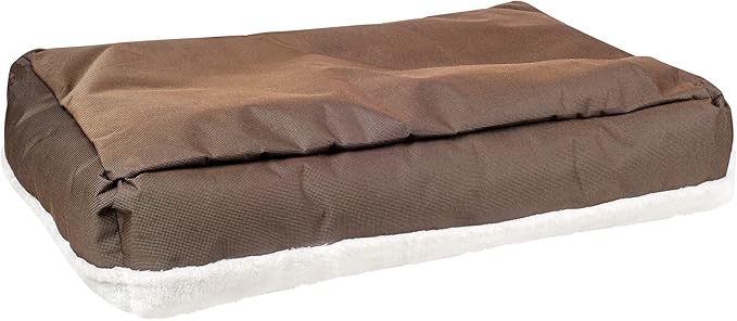 long rich Durable Two Tone Color Oxford pet Bed, Large, by Happycare Textiles