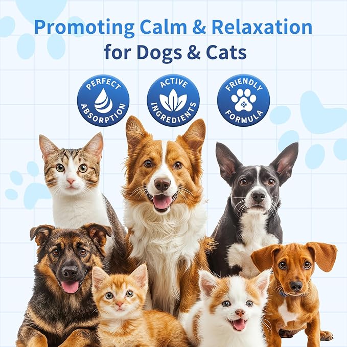 Calming Drops for Dogs & Cats