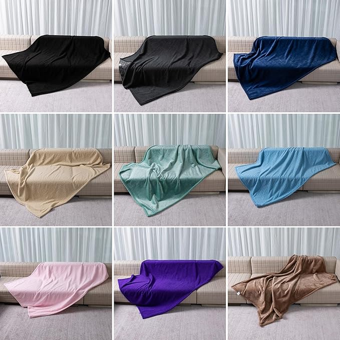 Blue Pet Blankets for Dogs Reversible Waterproof Pets Bed Cover Puppy Cat Blankets Leakproof Sofa Couch Washable Covers Doggie Beds Mats for Warm-Lake Blue,XL