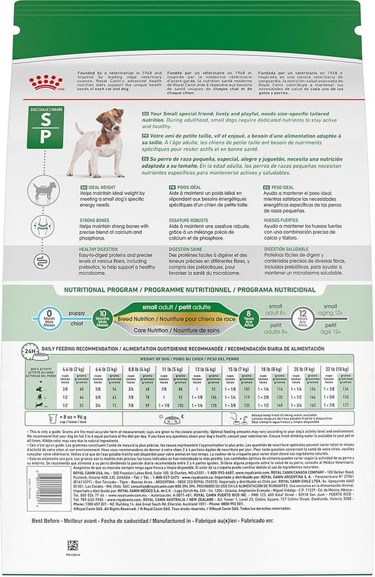 Royal Canin Size Health Nutrition Small Adult Dry Dog Food, 4 lb Bag