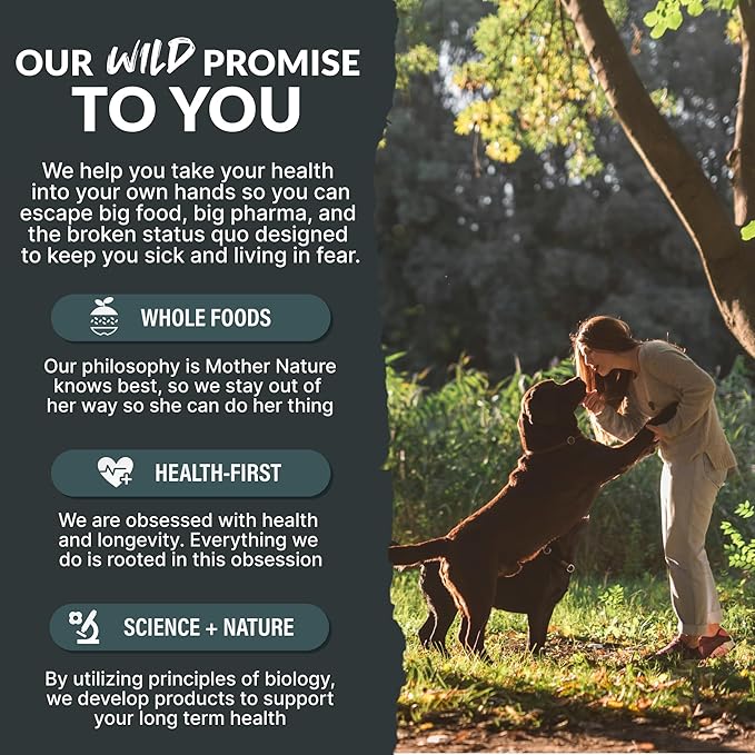 Wild Dog Fish Oil - Premium Multi-Fish Blend for Skin & Coat Health - More Potent Than Salmon Oil for Dogs - 1437mg of Omega 3 for Dogs - EPA & DHA – 8 fl oz Pump