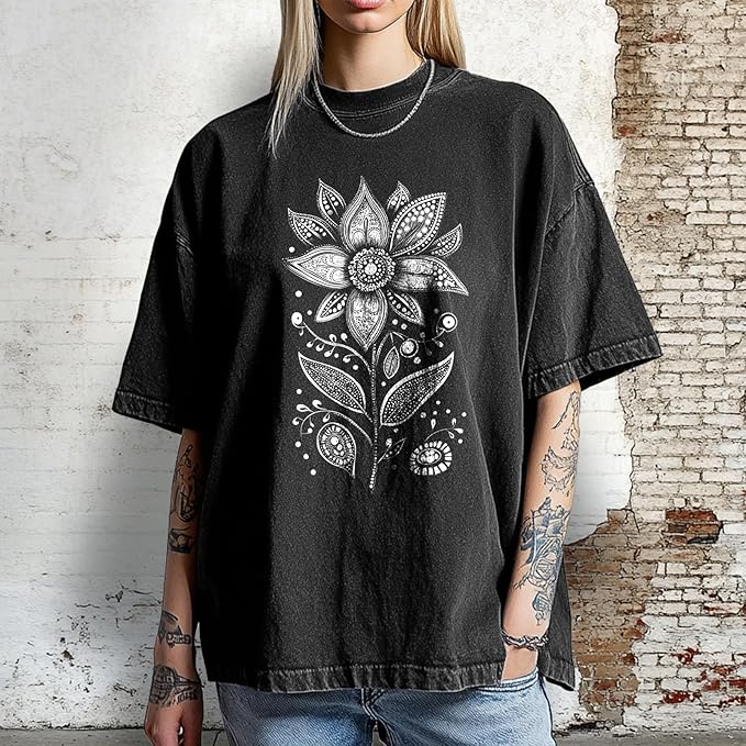 Womens Shirt Summer Graphic T-Shirt Plus Size Casual Loose Cotton Tops Girls Easter Shirt Short Sleeve Tees