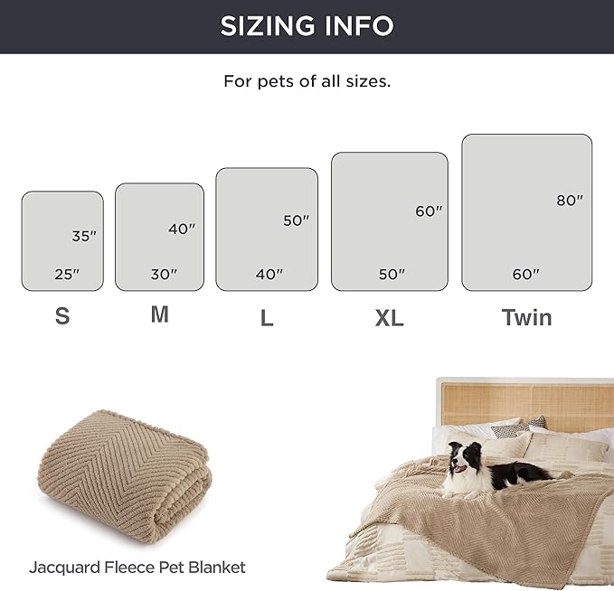 Bedsure Dog Blanket for Medium Dogs Washable - Fluffy Fuzzy Puppy Cat Blanket with Premium 300GSM Coral Fleece Soft for Pet Kitten Doggy, Brown, 30x40IN