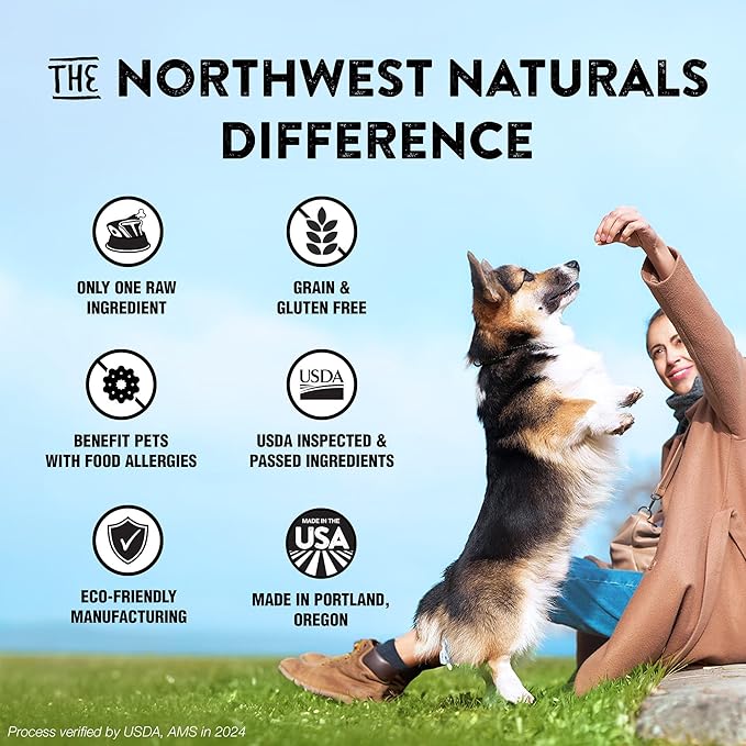 Northwest Naturals Raw Rewards Freeze-Dried Chicken Breast Treats for Dogs and Cats - Bite-Sized Pieces - Healthy, 1 Ingredient, Human Grade Pet Food, Natural - 3 Oz (Pack of 3)
