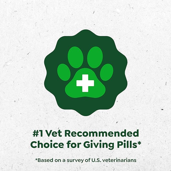 Greenies Pill Pockets for Dogs Small Size, Soft Dog Treats, Hickory Smoke Flavor, 3.2 oz. Pouch (30 Treats)