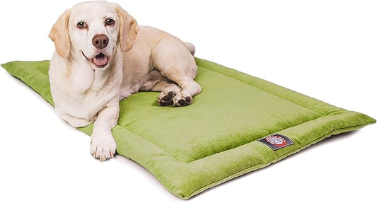 36" Villa Green Apple Crate Dog Bed Mat By Majestic Pet Products