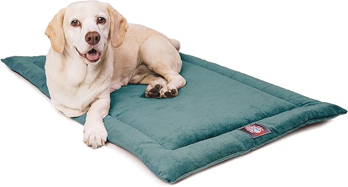 36" Villa Azure Blue Crate Dog Bed Mat By Majestic Pet Products