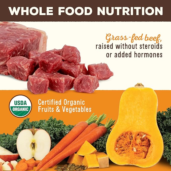 Primal Freeze Dried Raw Dog Food Nuggets, Beef, Complete & Balanced Meal, Also Use as Topper or Treat, Premium, Healthy, Grain Free, High Protein Raw Dog Food, 30 oz