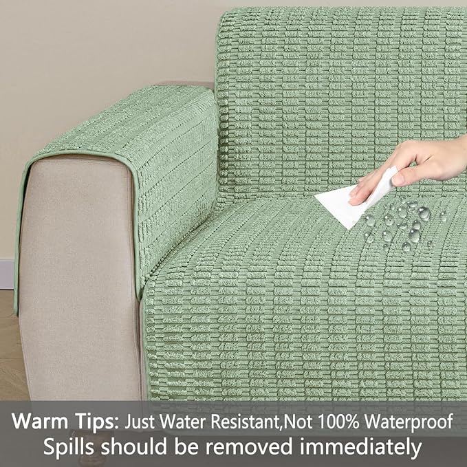 Muamar Dog Bed Cover Sofa Protector,Anti Slip Waterproof Sofa Covers for Living Room Couch Covers,Sofa Mat,Seat Cover,Dog Mat,Pet Pad for Furniture 1 Piece (30x70 inch, Sage Green)