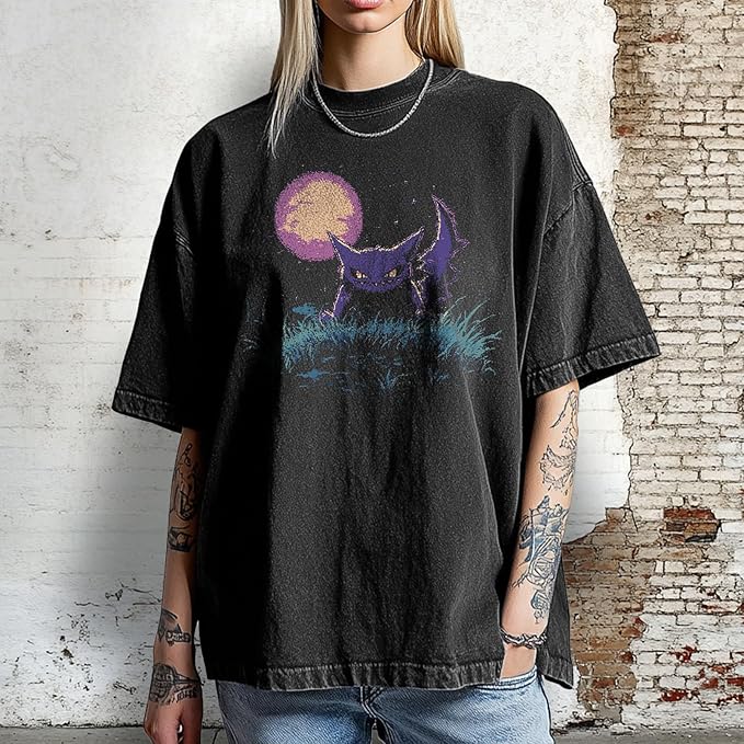 Womens Shirt Summer Graphic T-Shirt Plus Size Casual Loose Cotton Tops Girls Easter Shirt Short Sleeve Tees