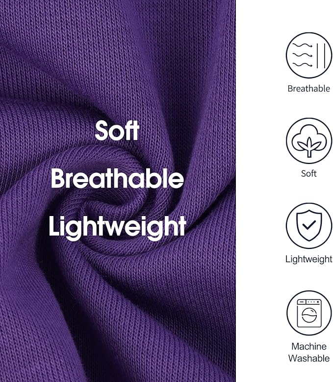 IECOii Dog Hoodie for Large Dogs, Big Dog Clothes with Hood for Extra Large Dogs Fall Sweatershirt Hoodies,Ropa para Perros Grandes Saint Bernard Great Dane Sweater, Purple, 4XL (No Fleece Lined)