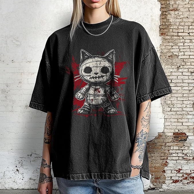 Womens Shirt Summer Graphic T-Shirt Plus Size Casual Loose Cotton Tops Girls Easter Shirt Short Sleeve Tees